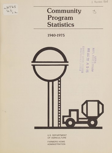 Community program statistics