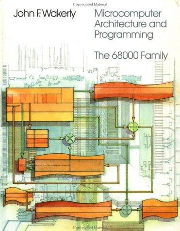 Microcomputer architecture and programming