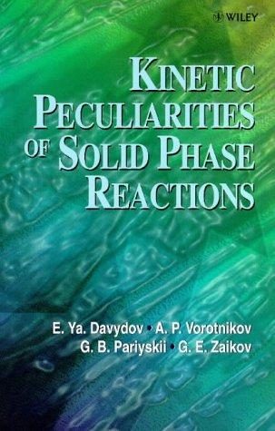 Kinetic peculiarities of solid phase reactions