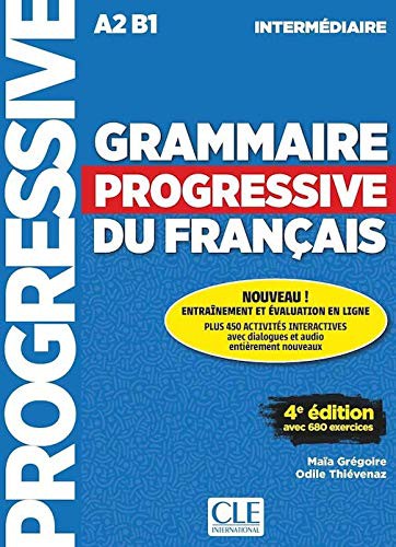 Grammaire progressive du francais - Niveau intermédiaire - Livre + CD + Livre-web - 3eme edition