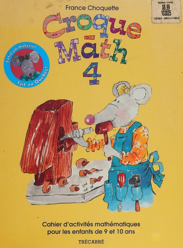 Croque-math 4 by France Choquette cover