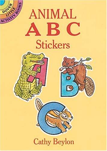 Animal ABC Stickers by Cathy Beylon cover