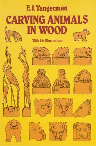 Carving animals in wood