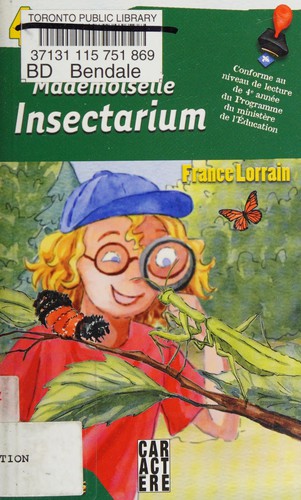 Mademoiselle Insectarium by France Lorrain cover