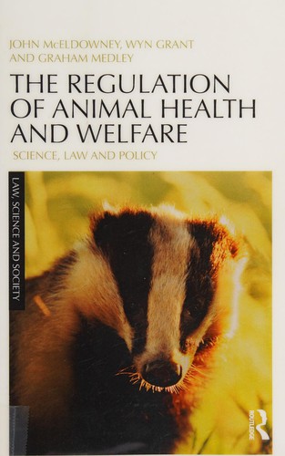 Regulation of Animal Health and Welfare by John McEldowney, Wyn Grant, Graham Medley cover