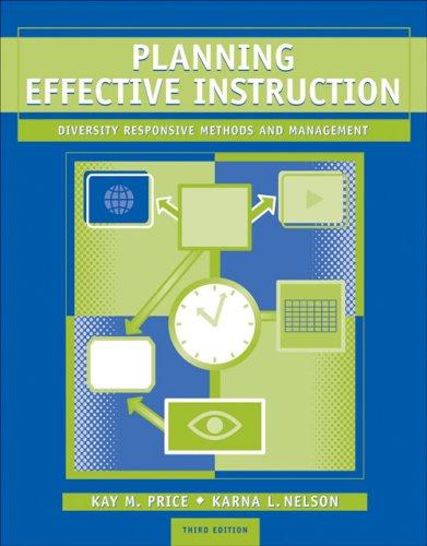 Planning effective instruction