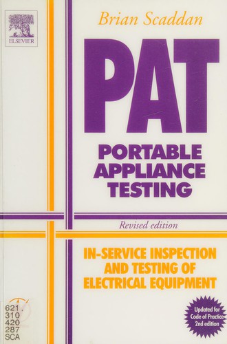 PAT : Portable Appliance Testing by Brian Scaddan cover