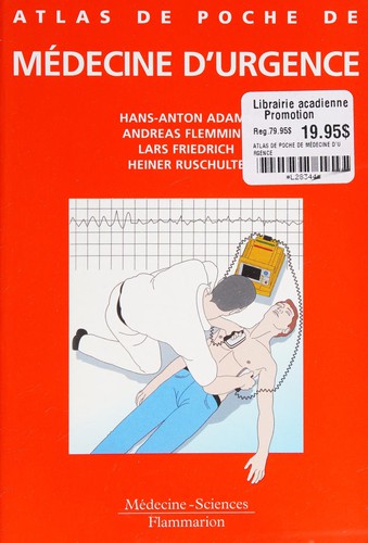 Atlas de poche de médecine d'urgence by Hans-Anton Adams cover