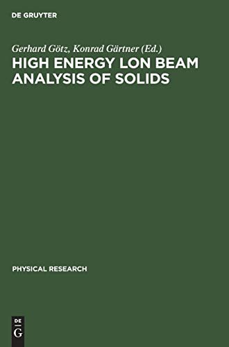 High Energy lon Beam Analysis of Solids