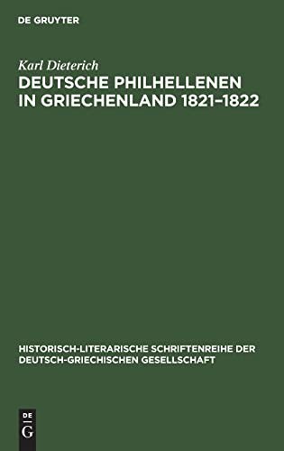 Deutsche Philhellenen in Griechenland 1821-1822 by Karl Dieterich cover