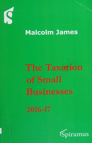 Taxation of small businesses by Malcolm James cover