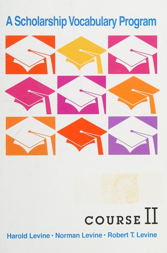Scholarship vocabulary program