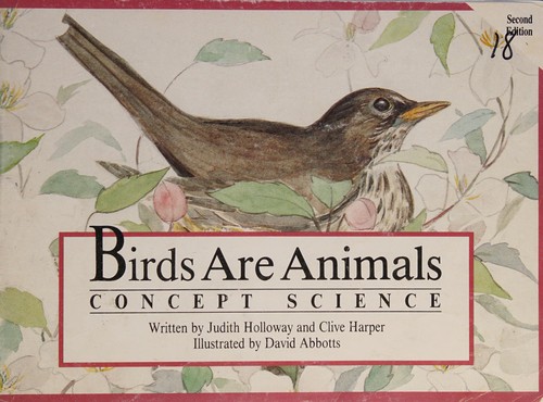 Birds are animals by Judith Holloway cover