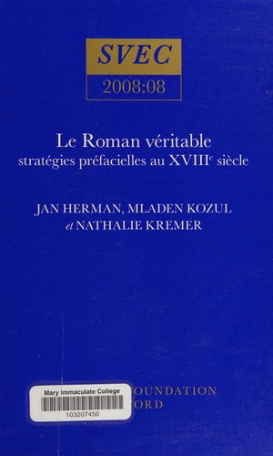Le roman véritable by Herman, Jan cover