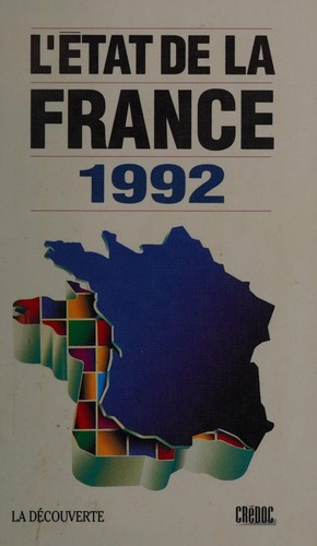 L'État de la France by Serge Cordellier cover