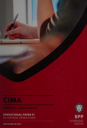 CIMA, for Exams in 2013