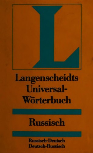 Langenscheidts Universal-Wörterbuch Russisch by Lidia Zajčenko cover