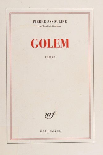 Golem by Pierre Assouline cover