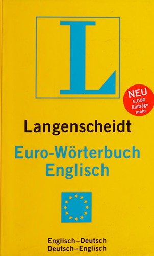 Langenscheidt, Euro-Wörterbuch Englisch by Helen Galloway cover