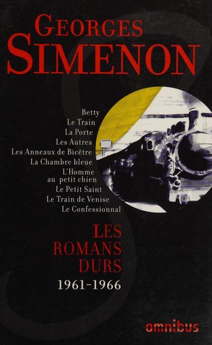 Romans durs by Georges Simenon cover