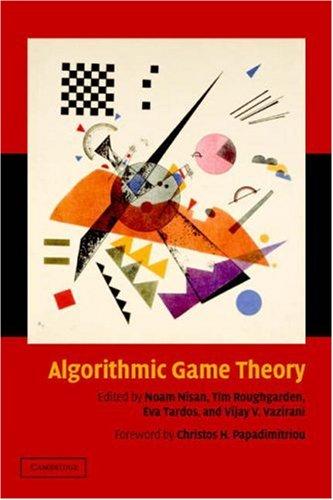 Algorithmic game theory