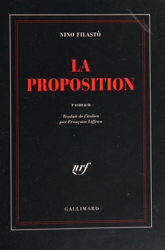 La proposition by Nino Filastò cover