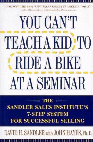 You can't teach a kid to ride a bike at a seminar