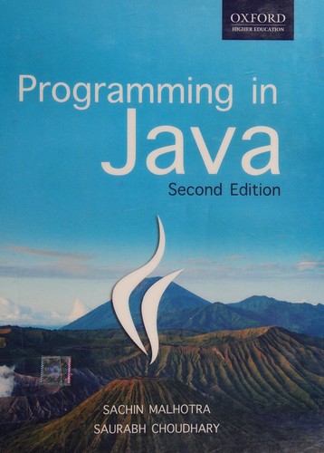 Programming in JAVA