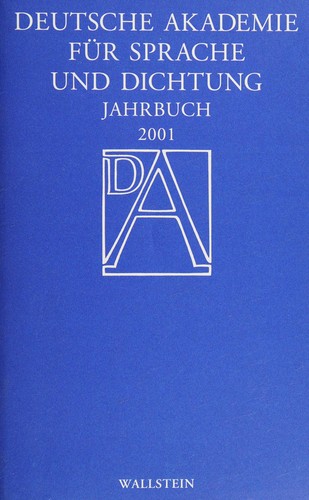 Deutsche Akademie für Sprache und Dichtung by Deutsche Akademie für Sprache und Dichtung cover