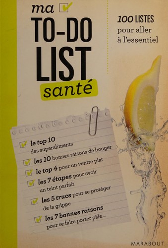 Ma to-do list santé by Collectif cover
