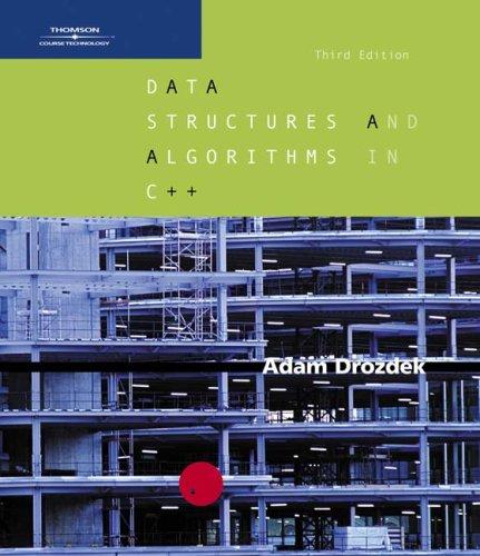 Data structures and algorithms in C++