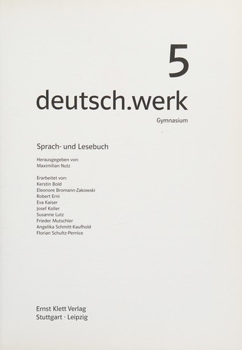 Deutsch.werk by  cover
