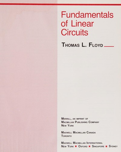Fundamentals of linear circuits