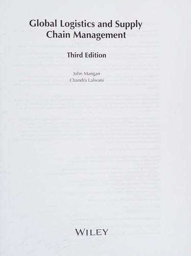 Global Logistics and Supply Chain Management
