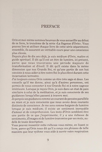 La sagesse d'Orin by Sanaya Roman cover