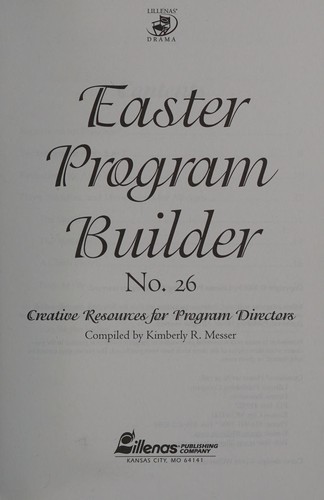 Easter program builder 26
