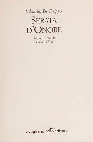 Serata d'onore