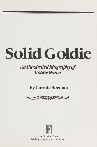 Solid Goldie by Connie Berman cover