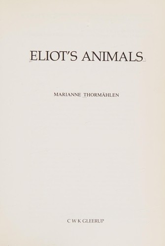 Eliot's animals