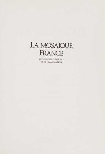 La Mosaïque, France by Yves Lequin cover