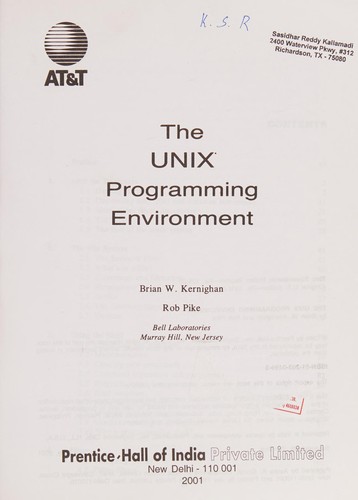 Unix programming environment