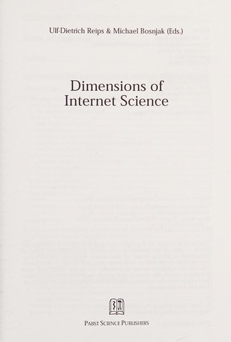 Dimensions of internet science