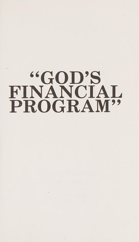 God's financial program
