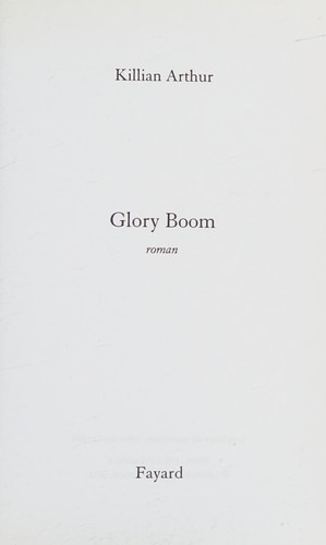 Glory boom by Killian Arthur cover