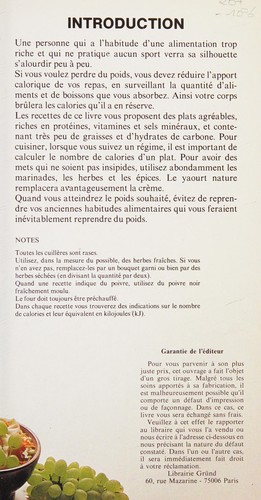 La Cuisine régime by Rhona Newman, Christine Colinet cover