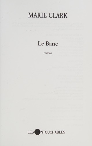 Le banc