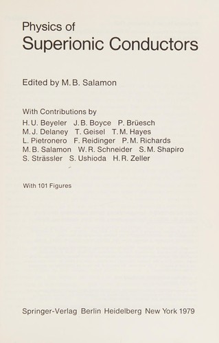 Physics of superionic conductors