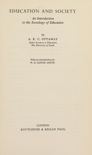 Education and society