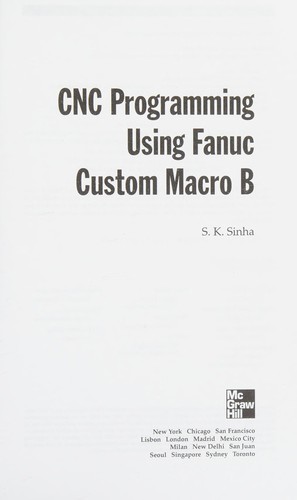 CNC programming using Fanuc custom B macro