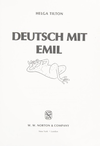 Deutsch mit Emil by Helga Tilton cover